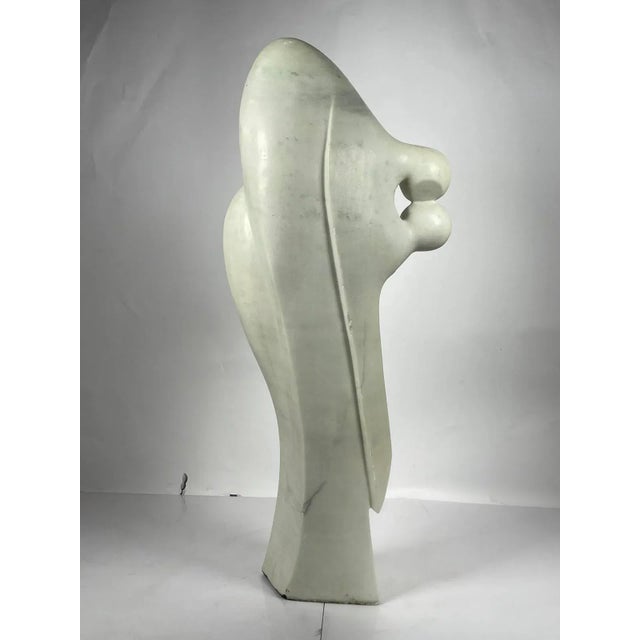 1980s "Angel Kiss" Life Size Granite Sculpture For Sale - Image 4 of 13