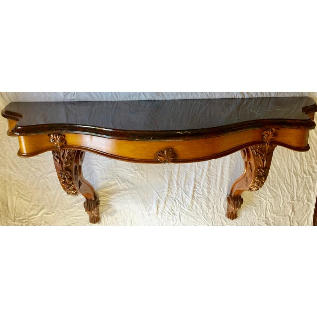 19th Century Louis XV French Oak Console Table For Sale - Image 11 of 11