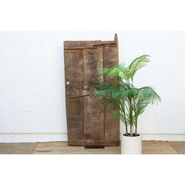 Gray Large 74" Oxidized Gray Mgbo Ezi Igbo Door For Sale - Image 8 of 8