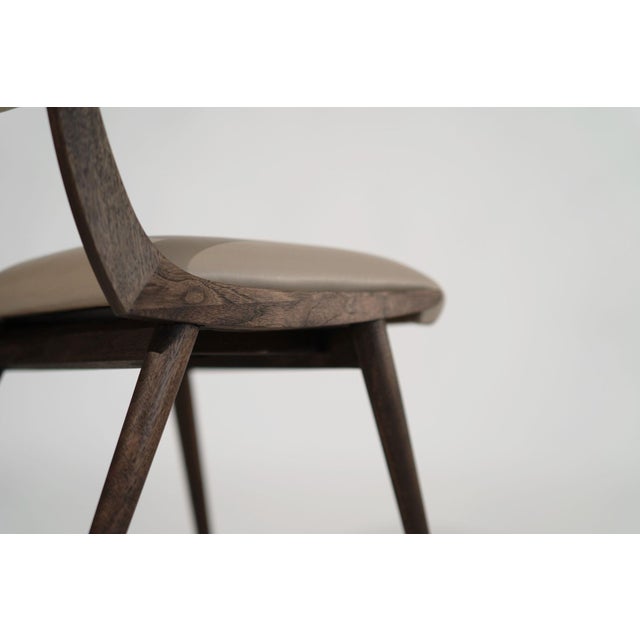 Parisiano Dining Chair in Dark Walnut by Stamford Modern For Sale - Image 10 of 18