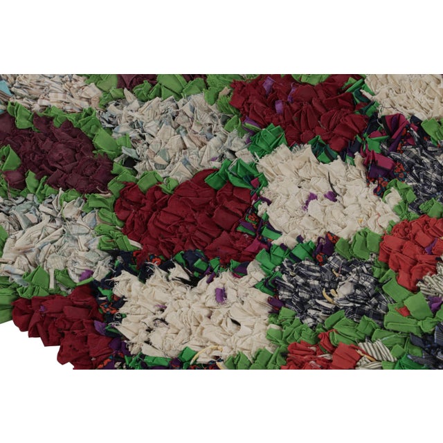 1950s 1950s Vintage Azilal Moroccan Rug With Polychromatic Patterns by Rug & Kilim For Sale - Image 5 of 7