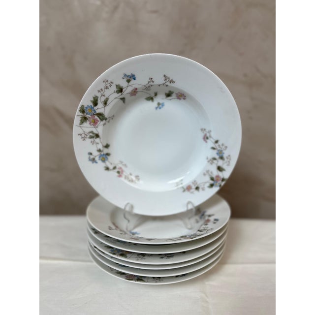 Charming Limoges porcelain dinner service by Haviland, dating from the early 20th century (circa 1900), with a delicate...