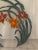 Vintage Glass Platter With Lilies For Sale In Los Angeles - Image 6 of 9