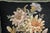 Traditional Traditional Vintage Embroidered Floral Flower Needlepoint Velvet Throw Pillow Home Decor For Sale - Image 3 of 12
