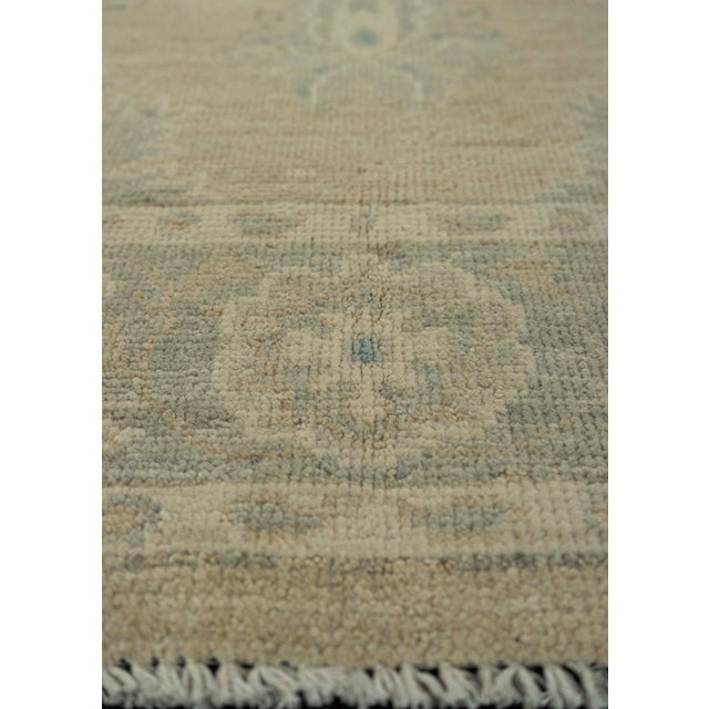 Turkish Oushak Square Rug 3'2" x 3'2" #21343 For Sale - Image 3 of 8