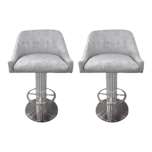 Bar Stools Memory Swivel Design for Leisure - A Pair