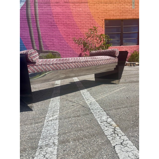 1990s 1990s Lee Weitzman Sculptural Postmodern Bench With Storage, Signed For Sale - Image 5 of 12