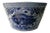 Chinese Blue and White Oriental Fish Bowl Planter For Sale