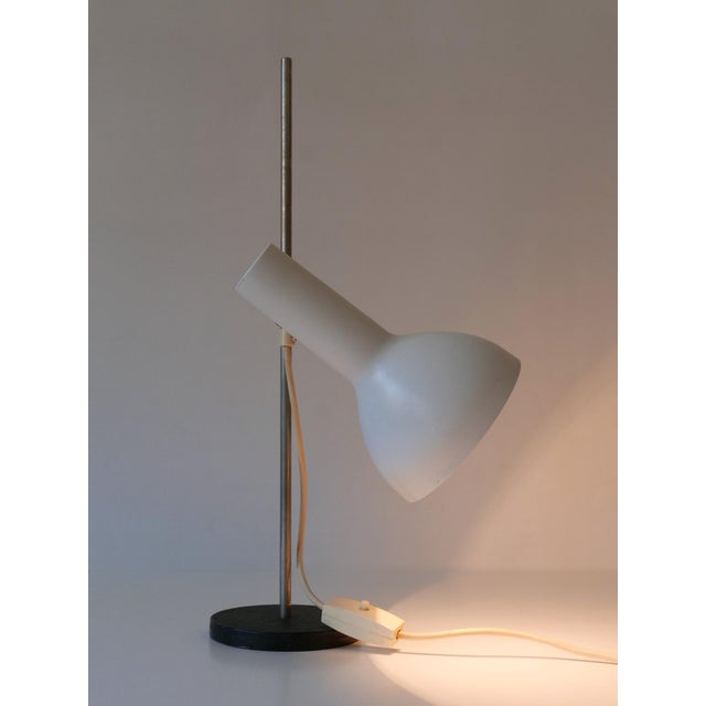 Mid-Century Modern Minimalistic Adjustable Desk Light attributed to Gebrüder Cosack, 1960s For Sale - Image 9 of 18