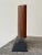 Vintage Large-Scale Teak Teardrop Fin Sculpture Mounted to Painted Wood Base by Paul Bechtold, Circa Mid 20th Century For Sale - Image 11 of 15