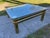 Mid-Century Modern Vintage Mid Century Modern Milo Baughman Style Brass & Glass Coffee Table For Sale - Image 3 of 12