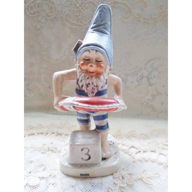 Ceramic Vintage 1972 Goebel Co Boy " Mark" Figurine For Sale - Image 7 of 7