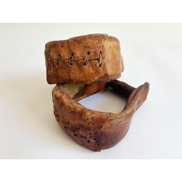 1950s Vintage Western Horse Saddle Stirrups, a Pair For Sale - Image 5 of 9