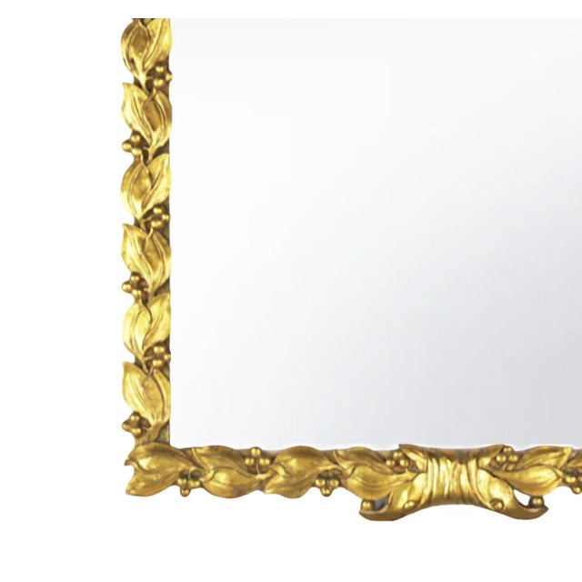 Baroque Baroque -Style Gilded Wall Mirror, For Sale - Image 3 of 10