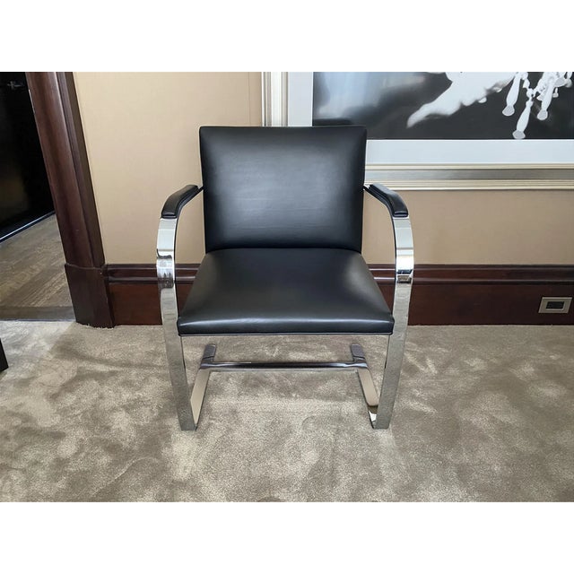 Knoll Brno Flat Bar Chair by Mies Van Der Rohe Chairish