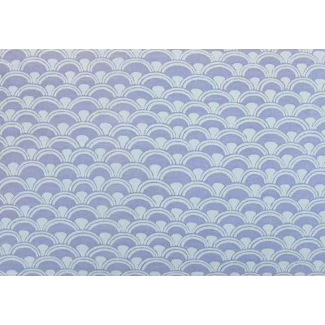 Mariano Fortuny Designer Italian Mariano Fortuny Lavender & White Papiro Feather/Down Pillow 24” X 16” For Sale - Image 4 of 7