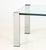 Italian Chrome and Glass Top Coffee Table For Sale - Image 4 of 7
