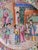 Antique Chinese export Rose Mandarin porcelain, featuring a finely hand-painted interior court scene with 6 characters,...