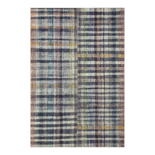 Chris Loves Julia x LoloiHumphrey Plum / Multi 8'-3" x 11'-3" Area Rug For Sale