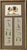 Art Deco Vintage Egyptian Papyrus Painting With Sketches in Gold Frame For Sale - Image 3 of 6