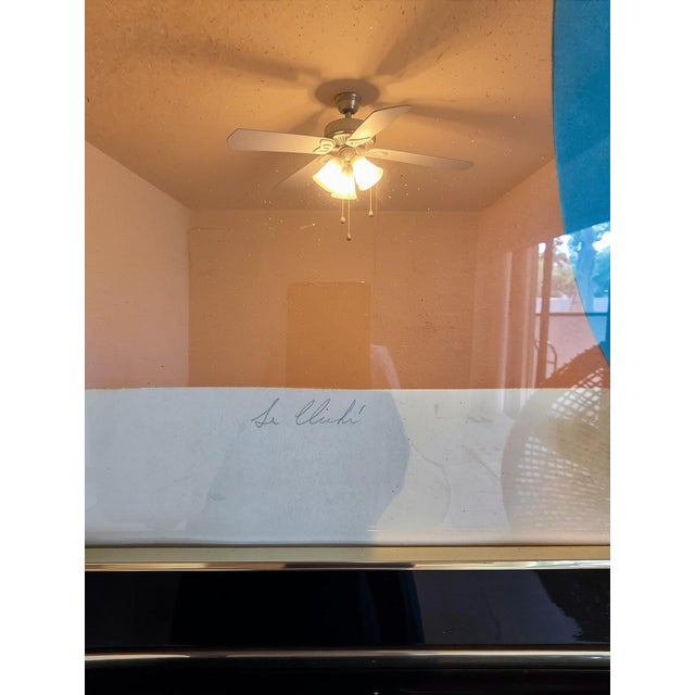 Modern 1970s Michel Pellus "Le Cliche" Fine Art Work Signed Collectible For Sale - Image 3 of 4