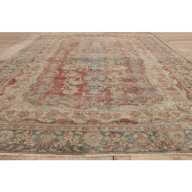 Late 19th Century Persian Mahal Rug, 08'06 X 11'08 For Sale - Image 9 of 10