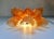 Vintage Murano Six-Tier Felci Wall Sconces in Amber Glasses, 1990s, Set of 2 For Sale - Image 17 of 18
