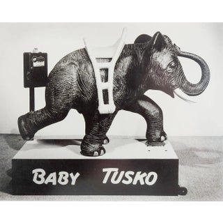 1950's Baby Tusko Kiddie Ride Photograph For Sale