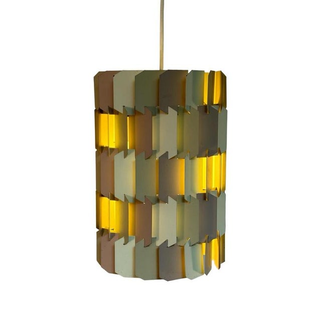 Danish Pendant Lamp in Metal by Louis Weisdorf for Lyfa, 1960s For Sale - Image 9 of 9
