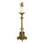 Early 19th Century Ornate Brass Candlestick Table Lamp For Sale
