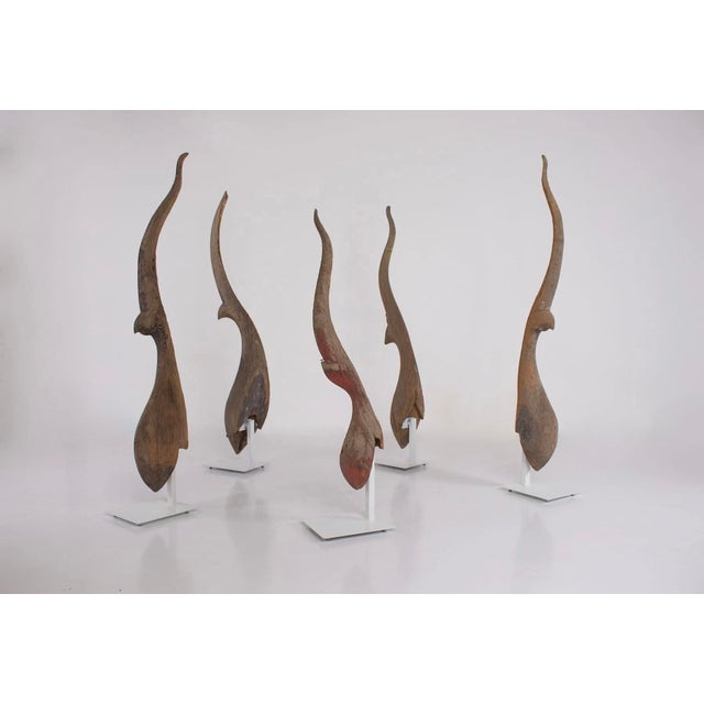 Thai Artist, Chofa Garuda Sculpture, Wood, 1920s For Sale - Image 10 of 13