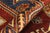 Textile Tribal Super Kazak Rust/Tan Wool Rug - 4'0'' X 5'5'' For Sale - Image 7 of 10