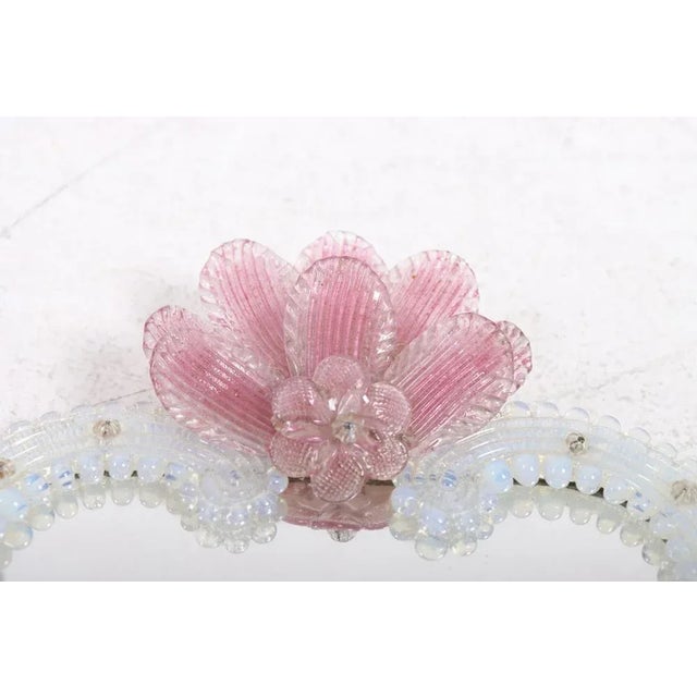 Mid-Century Modern Mid-Century Italian Wall Mirror in Glass, 1950s For Sale - Image 3 of 7