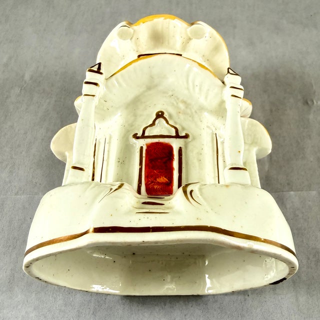 Staffordshire Thatched Roof Cottage Pastille Burner For Sale - Image 9 of 12