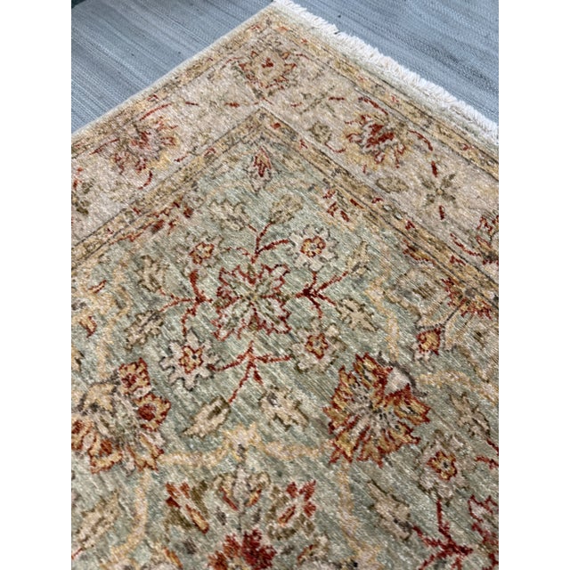 4ft 11in × 5ft 3in Afghan Pakistani Chechen-Style Tribal Rug For Sale - Image 11 of 12