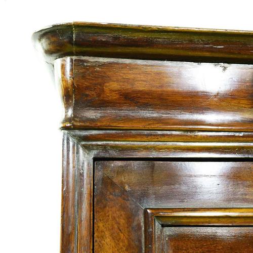 2000 - 2009 Antique Walnut One-Door Wardrobe with Drawers For Sale - Image 5 of 12