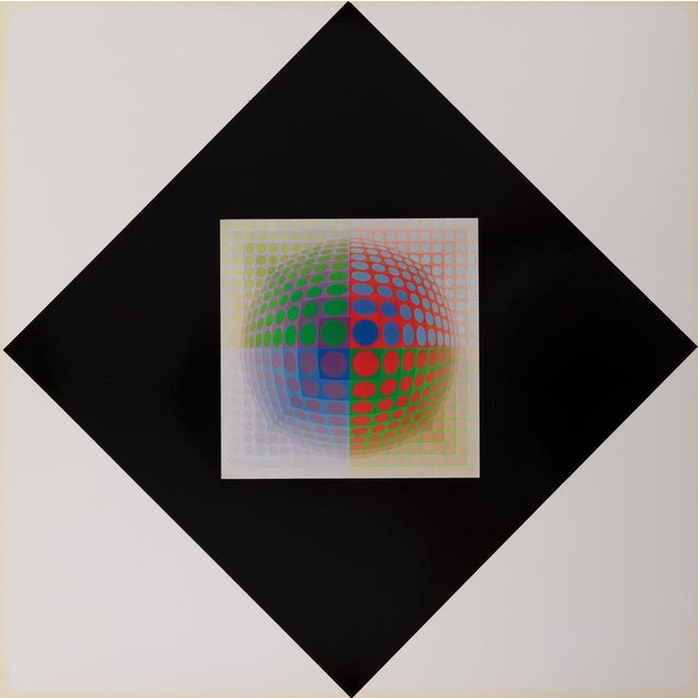 Victor Vasarely, VEGA PAL, Etching For Sale - Image 6 of 6
