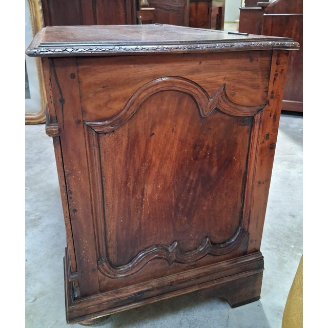 Renaissance-Style Chest in Carved Walnut, 19th Century For Sale - Image 5 of 8