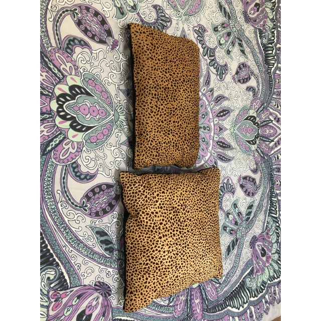 Contemporary 2000s Custom Animal Print Pillows- Set of 2 For Sale - Image 3 of 6