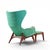 Adrian Pearsall for Craft Associates Model 2231 Mid Century Walnut Lounge Chairs - Pair With Ottomans For Sale - Image 10 of 12