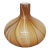 Vintage Murano Style Art Glass Pinstripe Hand Blown Vase For Sale