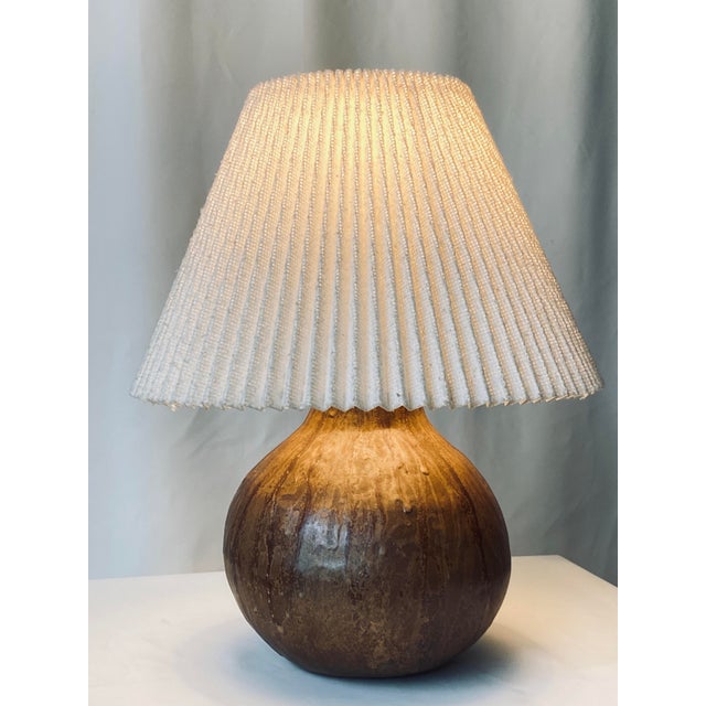 Textile Plissé Table Lamps, 1970s, Set of 2 For Sale - Image 7 of 18