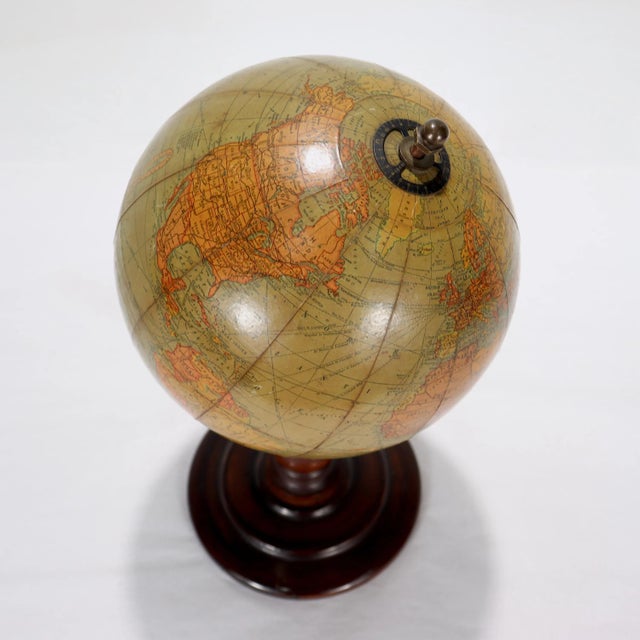 Antique Hammond's 6-Inch Terrestrial Globe For Sale In Philadelphia - Image 6 of 12