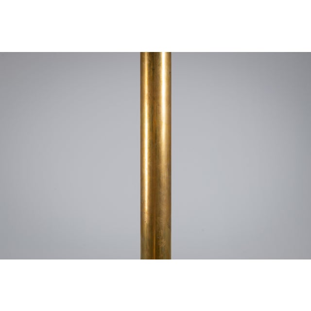 Brass Luminator Floor Lamp attributed to Marcello Piacentini, 1950s For Sale - Image 9 of 12