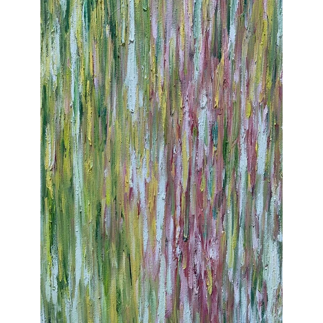 "Outside My Window" Contemporary Abstract Expressionist Oil Painting by Monica Shulman For Sale - Image 4 of 9