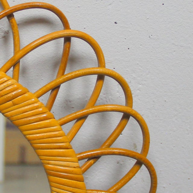 Vintage Mirror attributed to Franco Albini, 1960s, in Very Good conditions. Designed 1960 to 1969 This piece is attributed...