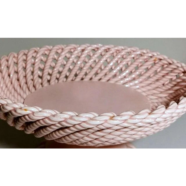 French Glazed Earthenware Centerpiece, 1950s For Sale - Image 9 of 13