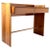 Elegant small desk from the 1970s made of light color solid wood and produced by the iconic Italian company MIM Roma....