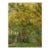 Vintage Autumn Forest Art Print – Green & Gold Woodland by Libin, 18" X 24" For Sale