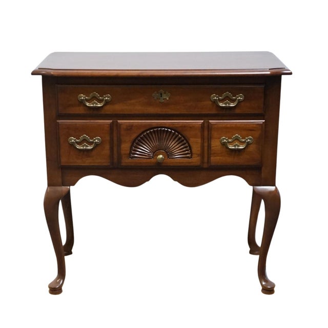 Traditional Thomasville Furniture Collector's Cherry Traditional Style 32" Lowboy Chest 10131-720 For Sale - Image 3 of 12